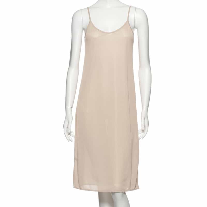 CORCOVADO フリルスタンドカラードレス LIGHT PINK