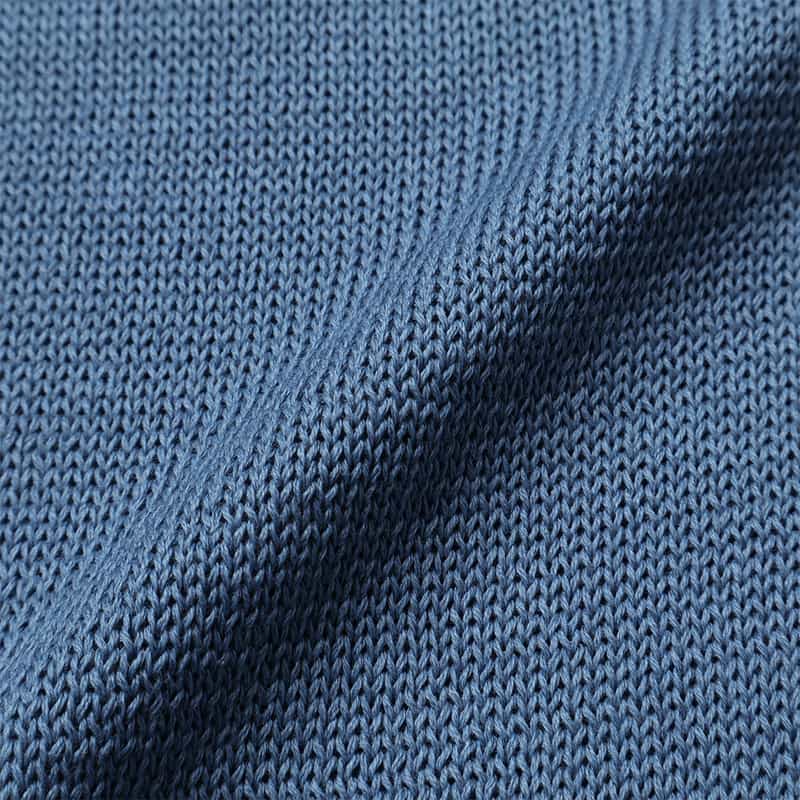 BARNEYS NEW YORK 襟付きニットカーディガン BLUE