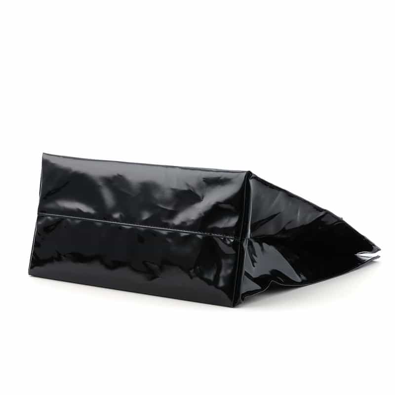 BARNEYS NEW YORK "BARNEYS" ロゴ入りPVCトートバッグ BLACK