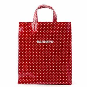 "BARNEYS" ロゴ入りPVCトートバッグ