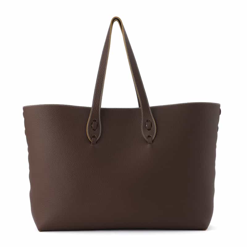 IL MICIO レザートートバッグ DARK BROWN
