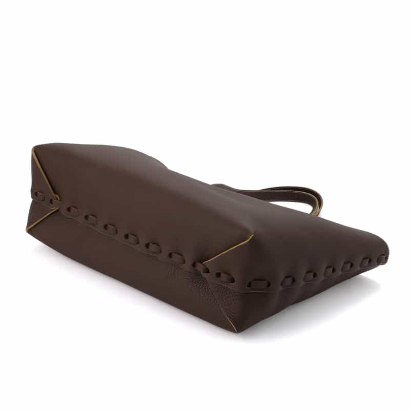 IL MICIO レザートートバッグ DARK BROWN