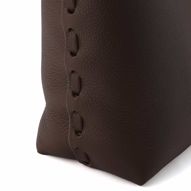 IL MICIO レザートートバッグ DARK BROWN