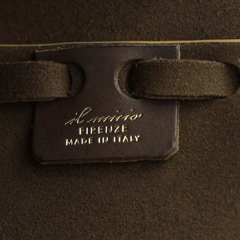 IL MICIO レザートートバッグ DARK BROWN