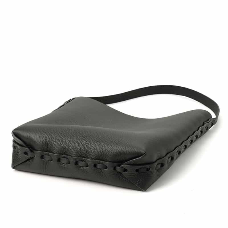 IL MICIO バーニーズ　ニューヨーク限定レザー バケットバッグ BLACK