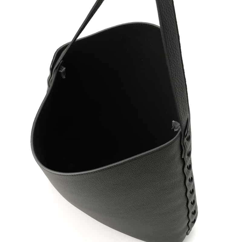 IL MICIO バーニーズ　ニューヨーク限定レザー バケットバッグ BLACK