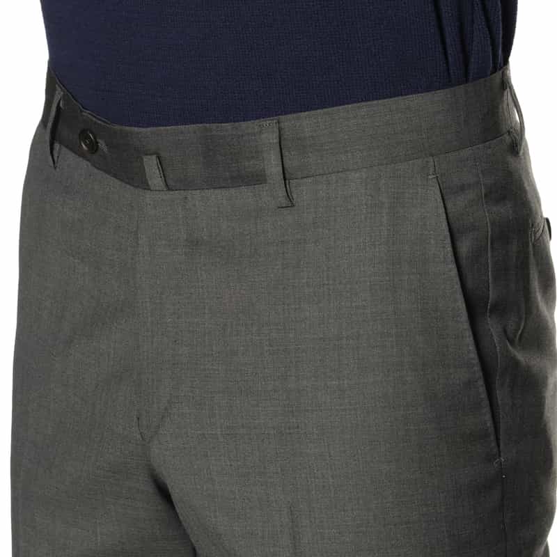 BARNEYS NEW YORK スリムテーパードスラックスパンツ DARK GRAY