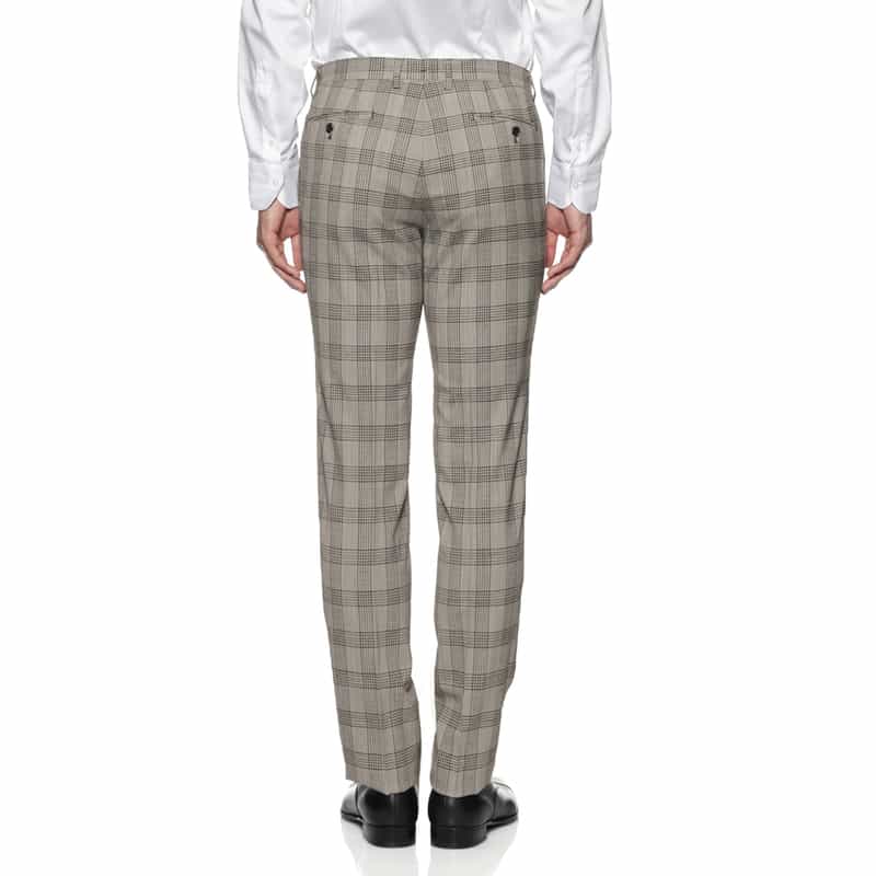 BARNEYS NEW YORK スリムテーパードスラックスパンツ GRAY