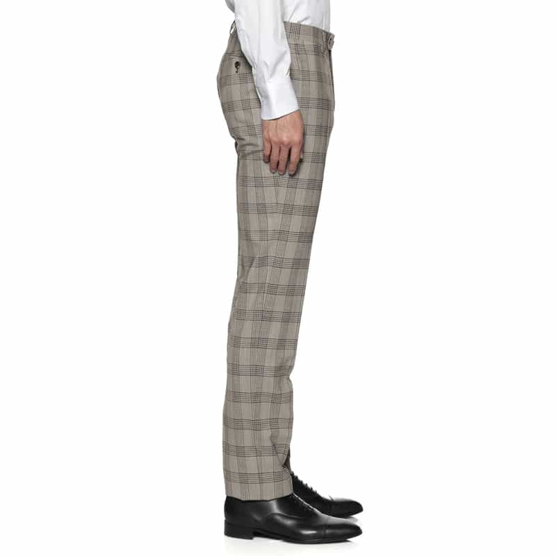 BARNEYS NEW YORK スリムテーパードスラックスパンツ GRAY