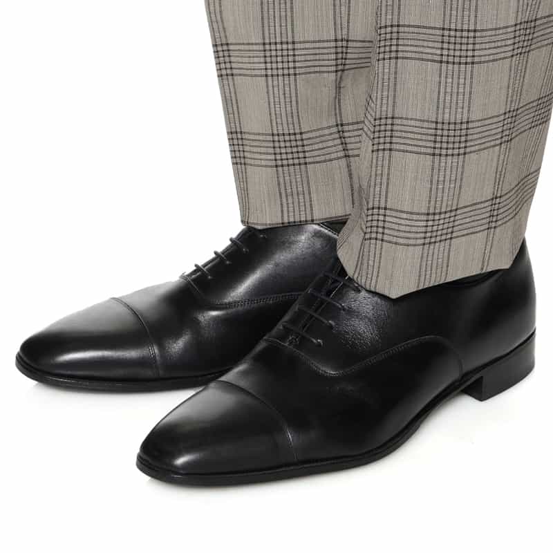 BARNEYS NEW YORK スリムテーパードスラックスパンツ GRAY