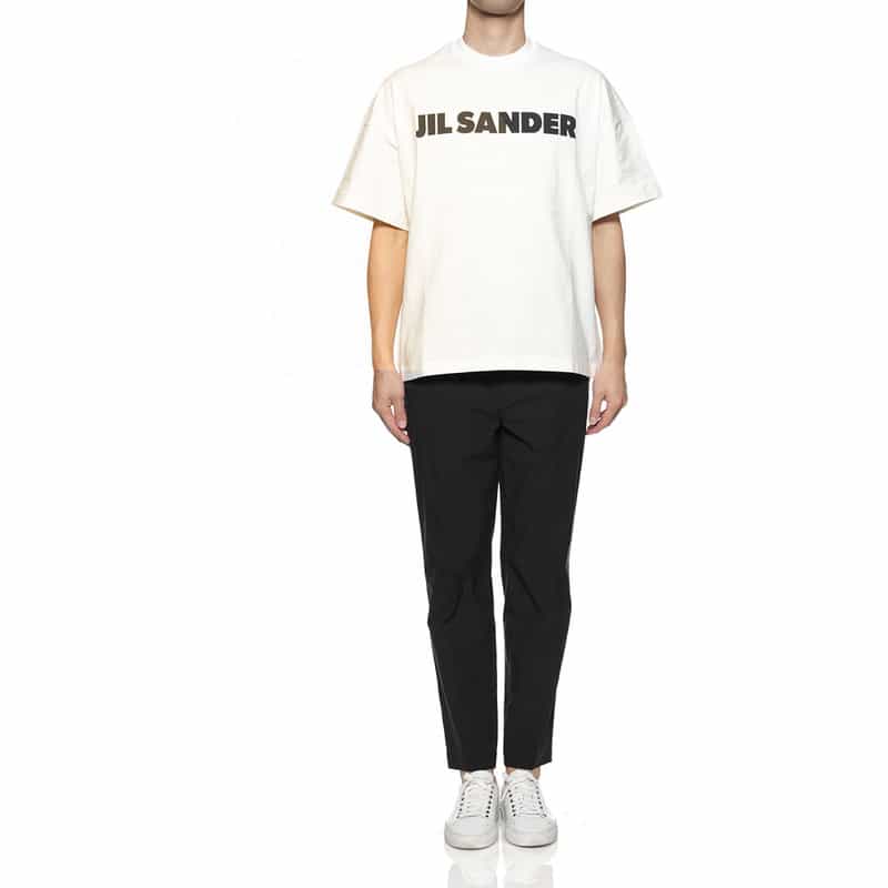 JIL SANDER JIL SANDER＜ジル サンダー＞ロゴ入りTシャツ WHITE