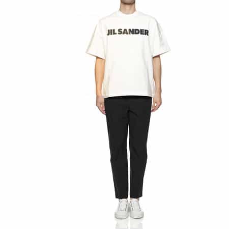 関税送料込☆Jil Sander☆ボクシーフィットロゴプリントTシャツ JIL SANDER(ジルサンダー) ロゴプリントTシャツ KK JW ZI 0009