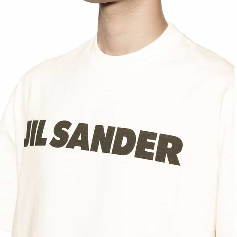 JIL SANDER JIL SANDER＜ジル サンダー＞ロゴ入りTシャツ WHITE