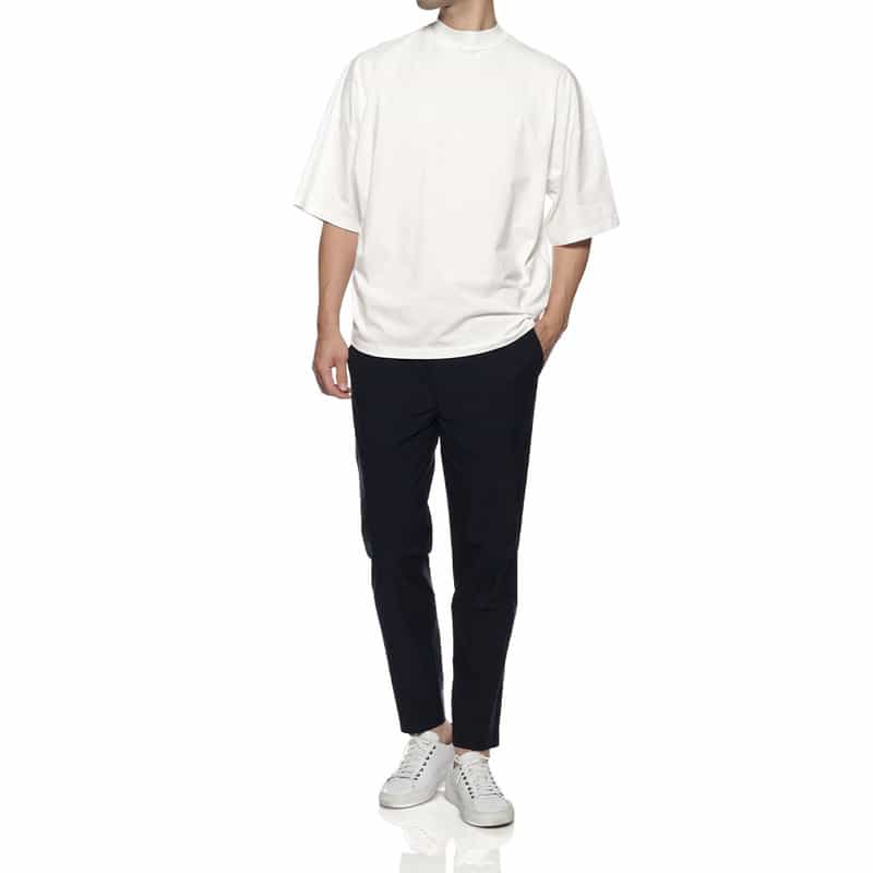 JIL SANDER JIL SANDER＜ジル サンダー＞ハイネックTシャツ WHITE
