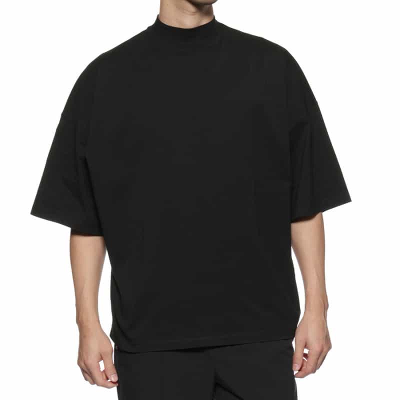 JIL SANDER JIL SANDER＜ジル サンダー＞ハイネックTシャツ BLACK