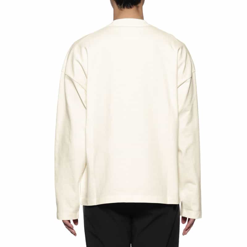JIL SANDER JIL SANDER＜ジル サンダー＞ロゴ入りロングスリーブTシャツ WHITE