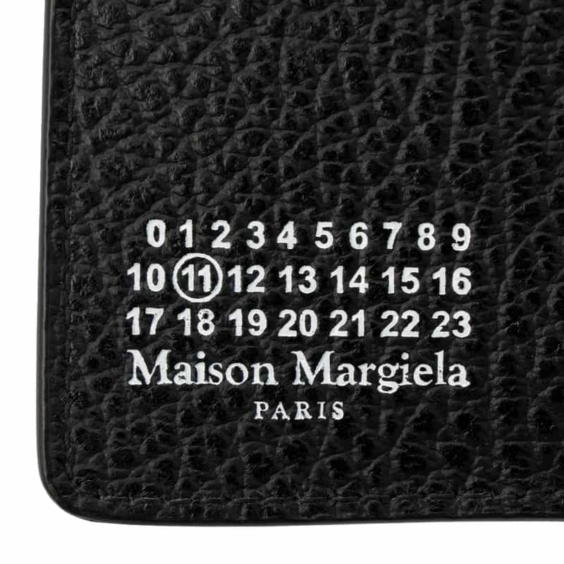 MAISON MARGIELA MAISON MARGLELA＜メゾン マルジェラ＞3つ折りウォレット BLACK