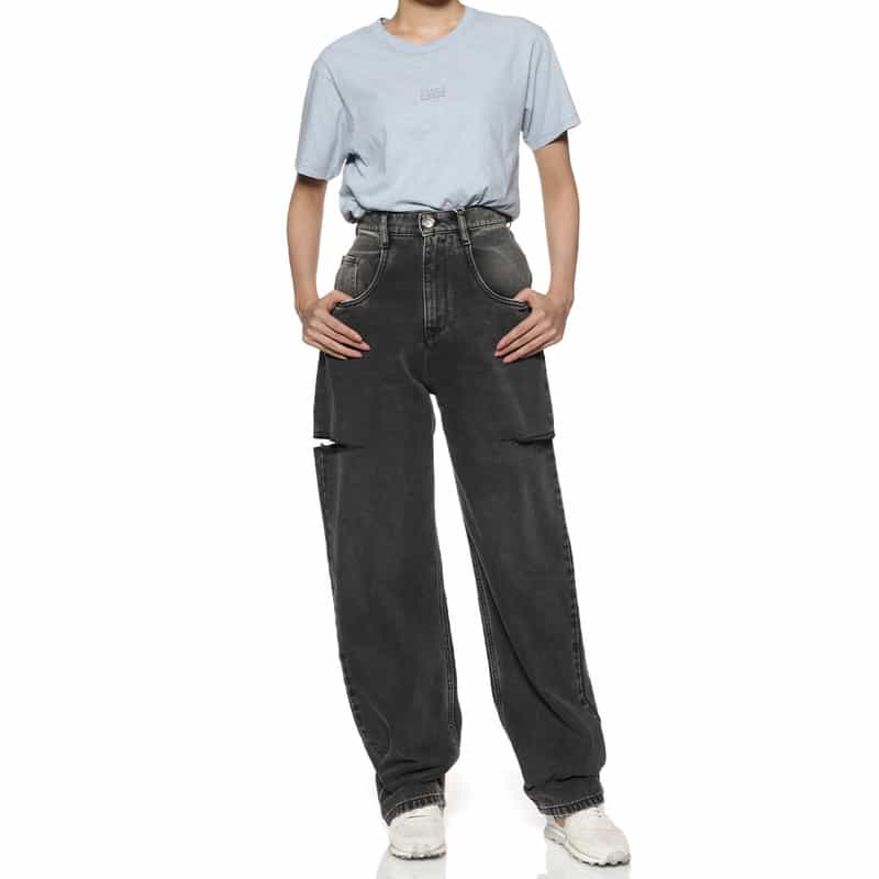 MAISON MARGIELA MAISON MARGLELA＜メゾン マルジェラ＞サイドカット デニムパンツ BLACK