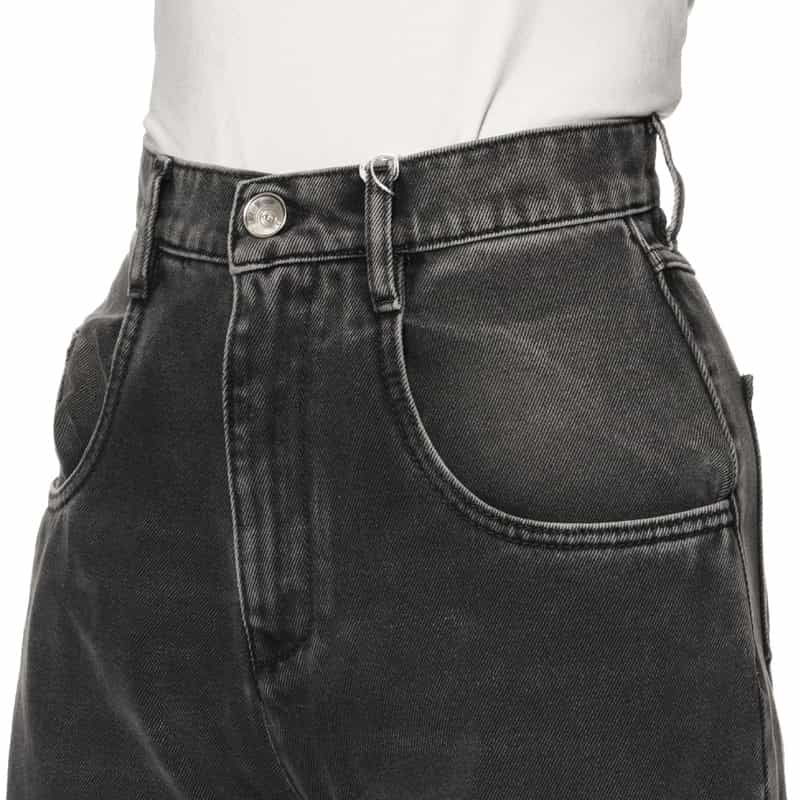 MAISON MARGIELA MAISON MARGLELA＜メゾン マルジェラ＞サイドカット デニムパンツ BLACK