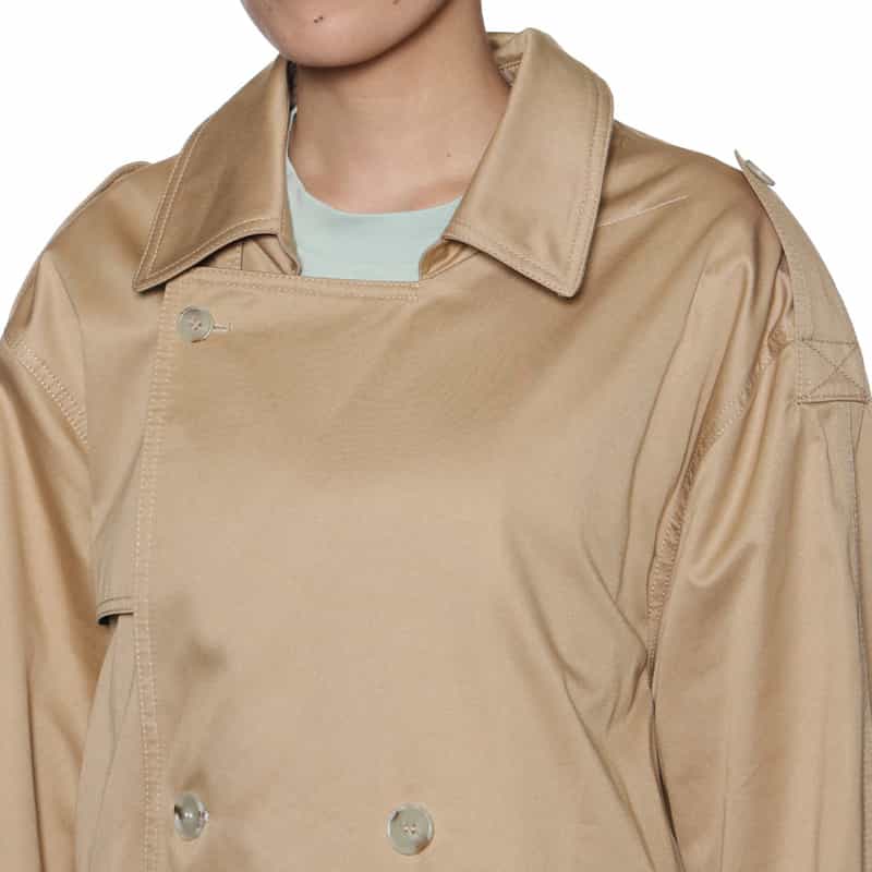 MM6 MAISON MARGIELA コットンツイル トレンチコート BEIGE