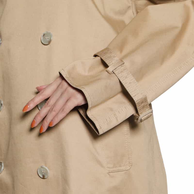 MM6 MAISON MARGIELA コットンツイル トレンチコート BEIGE