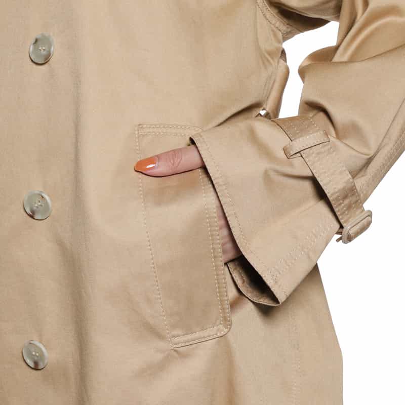 MM6 MAISON MARGIELA コットンツイル トレンチコート BEIGE