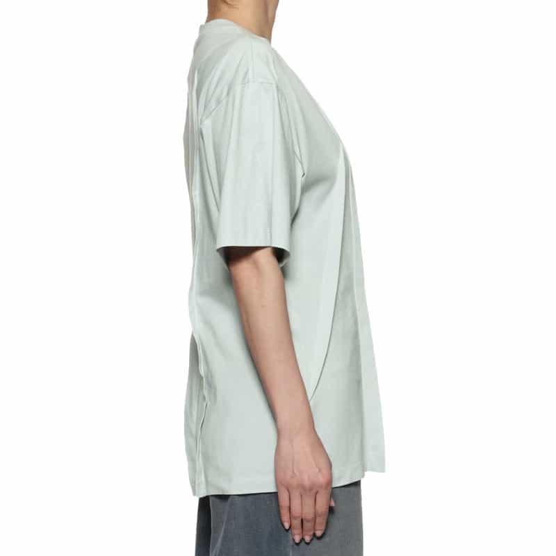 MM6 MAISON MARGIELA プリーツデザインTシャツ LT BLUE