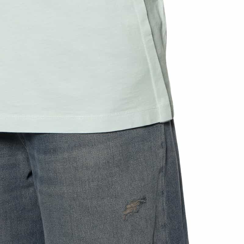 MM6 MAISON MARGIELA プリーツデザインTシャツ LT BLUE