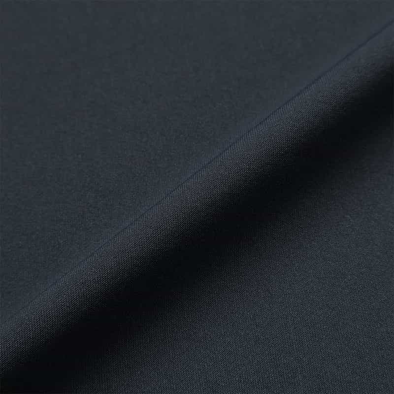 BARNEYS NEW YORK ウォッシャブル バックティアドロップ  ボートネックブラウス NAVY