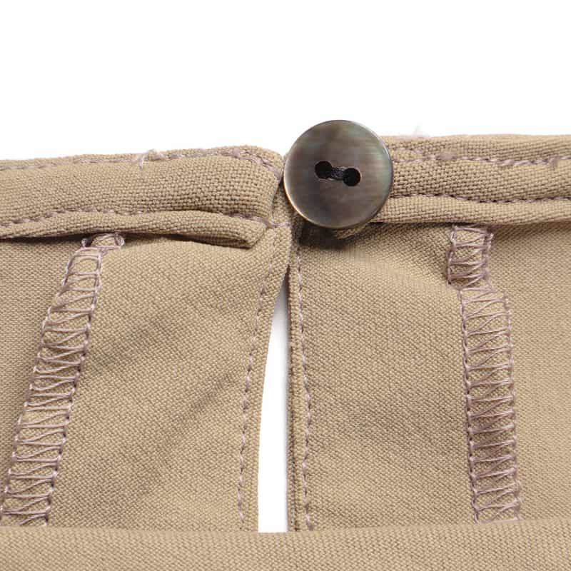 BARNEYS NEW YORK ウォッシャブル バックティアドロップ  ボートネックブラウス BROWN