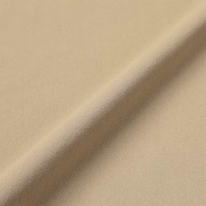 BARNEYS NEW YORK ウォッシャブル バックティアドロップ  ボートネックブラウス BROWN