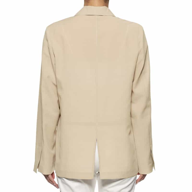 BARNEYS NEW YORK ウォッシャブル シアー シャツジャケット BEIGE