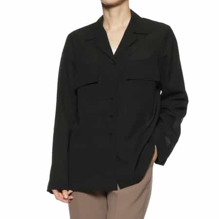 ウォッシャブル シアー シャツジャケット