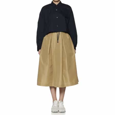 ウォッシャブル タフタ素材フレアスカート（2237229）｜BARNEYS