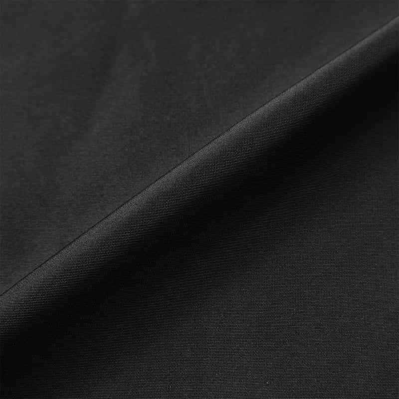 BARNEYS NEW YORK ウォッシャブル タフタ素材フレアスカート BLACK