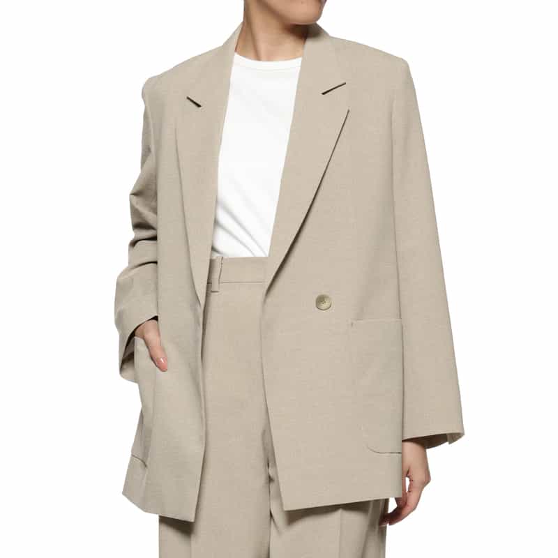 BARNEYS NEW YORK セットアップ オーバーサイズジャケット BEIGE