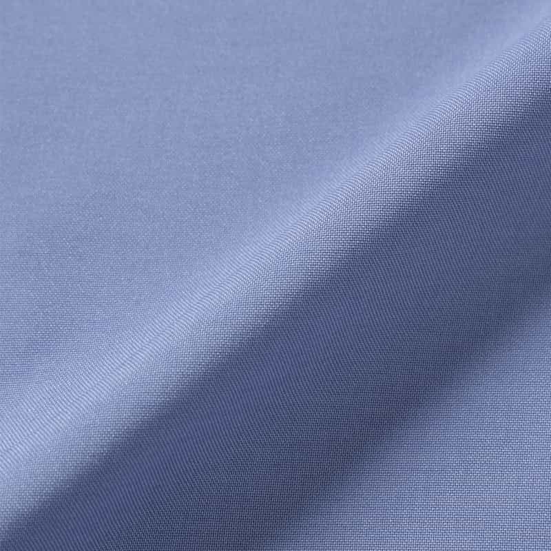 BARNEYS NEW YORK ウォッシャブル スタンドカラードレス BLUE