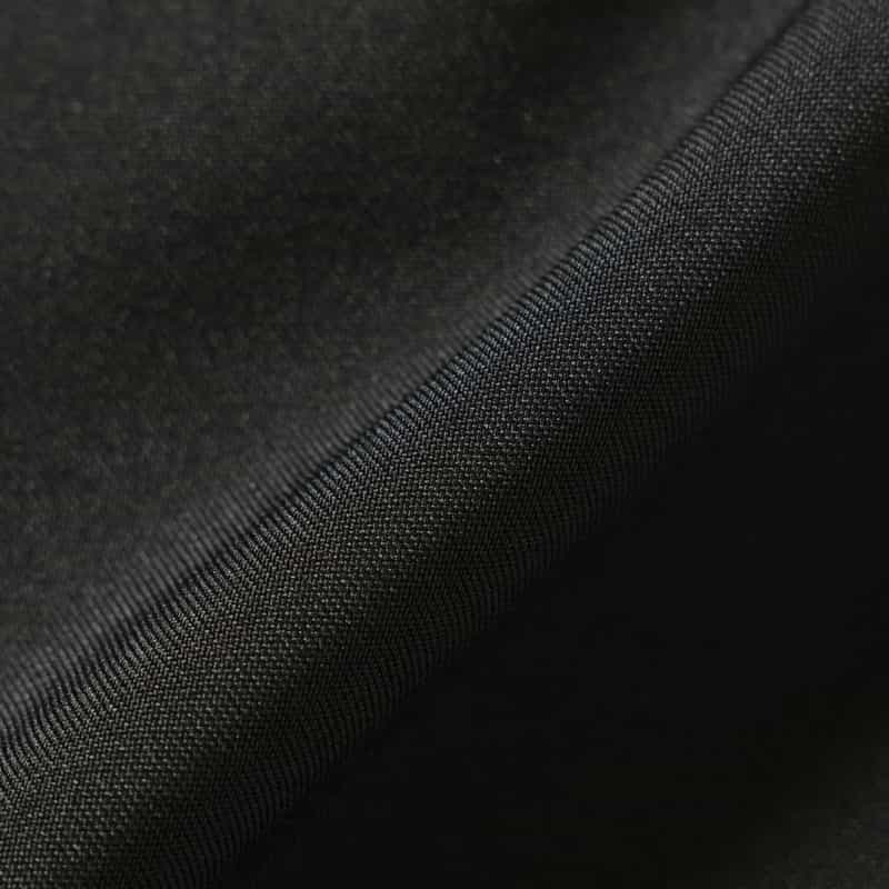 BARNEYS NEW YORK ウォッシャブル スタンドカラードレス BLACK