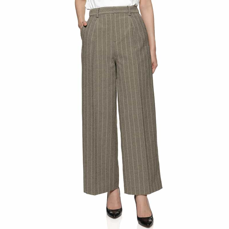 BARNEYS NEW YORK セットアップ ワイドシルエットパンツ LT BEIGE