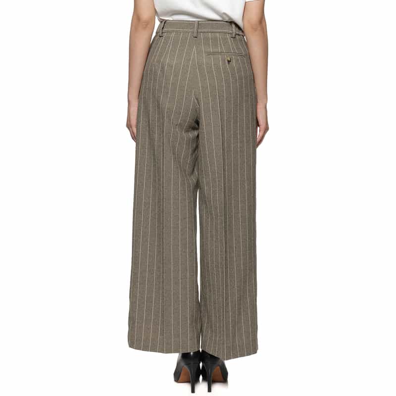BARNEYS NEW YORK セットアップ ワイドシルエットパンツ LT BEIGE