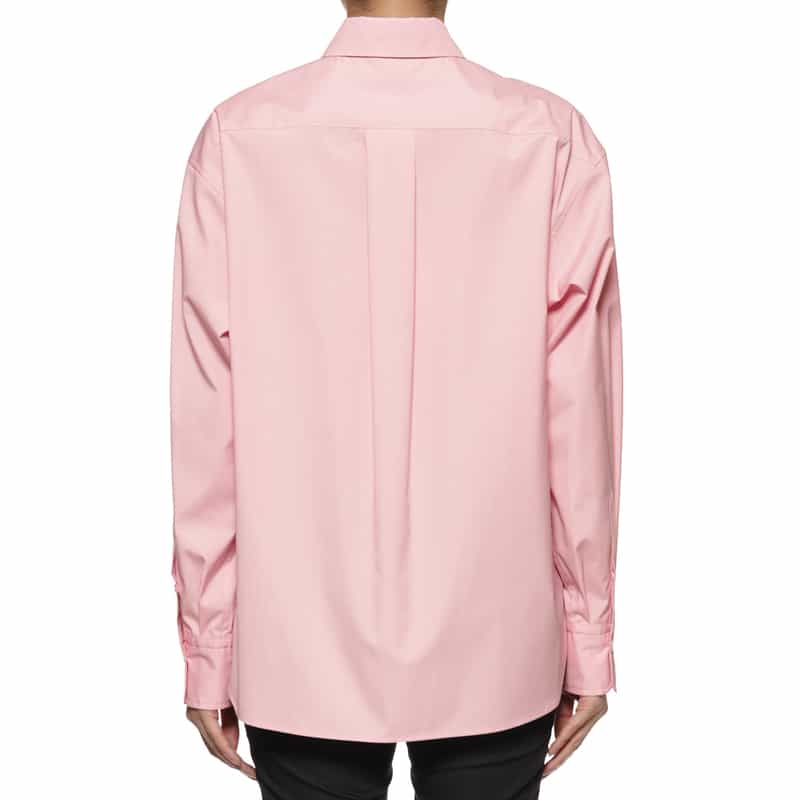 BARNEYS NEW YORK ウォッシャブル レギュラーカラーシャツ PINK