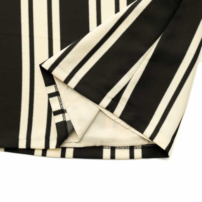 BARNEYS NEW YORK ウォッシャブル ボリュームロングスカート WHITE