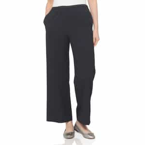 ウォッシャブル ドローストリングワイドパンツ