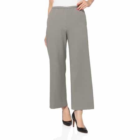 ウォッシャブル ドローストリングワイドパンツ