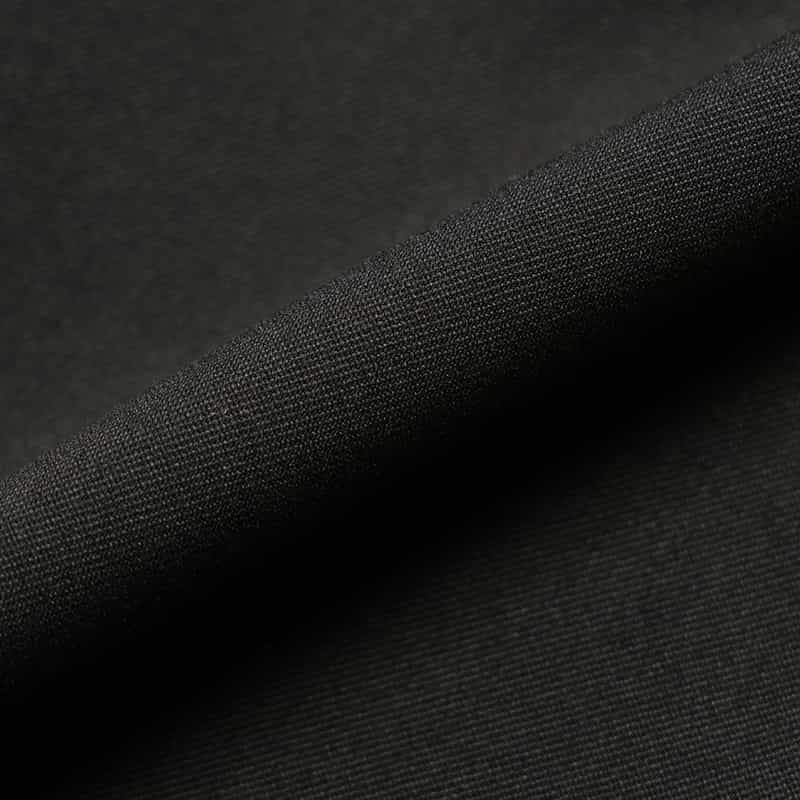 BARNEYS NEW YORK ウォッシャブル フロントスリットパンツ BLACK