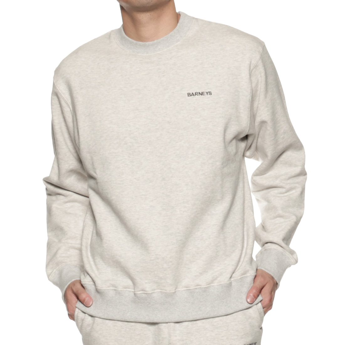 "BARNEYS" ロゴ入りスウェットプルオーバー