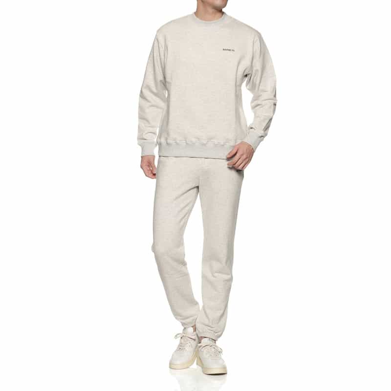 BARNEYS NEW YORK "BARNEYS" ロゴ入りスウェットプルオーバー GRAY