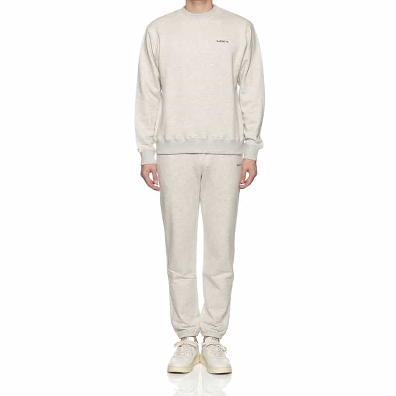 BARNEYS NEW YORK "BARNEYS" ロゴ入りスウェットプルオーバー GRAY