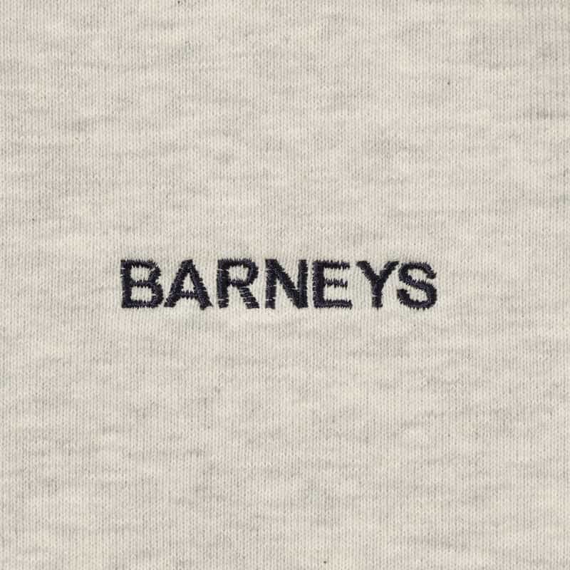 BARNEYS NEW YORK "BARNEYS" ロゴ入りスウェットプルオーバー GRAY