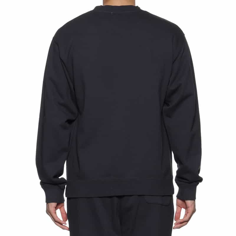 BARNEYS NEW YORK "BARNEYS" ロゴ入りスウェットプルオーバー NAVY